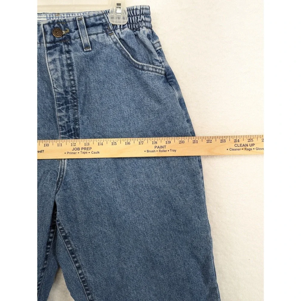 LEE Original Loose Mom Jean med wash High Rise VTG 90s 12M‎ 20